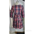 Dresses Ladies Red and White Check Dress